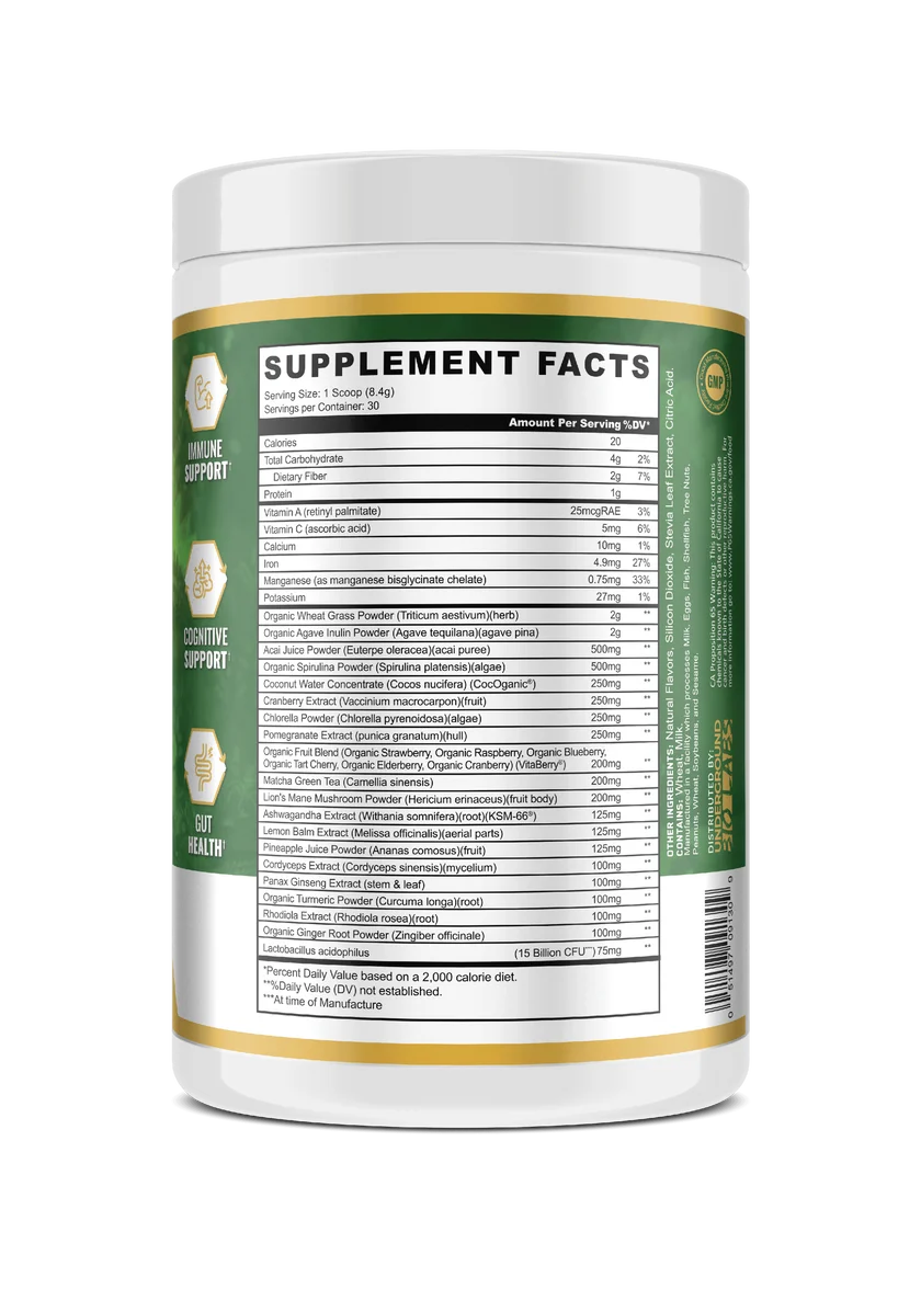 SUPERFOOD (Greens, Reds & Golds) (Tropical Orange)