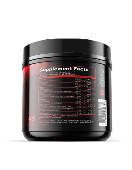 PANDAMUS Pre Workout Choose (Level 3 HIGH STIM Black Berry Cantaloupe)