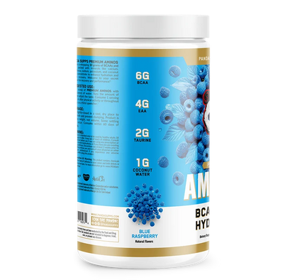 AMINOS | BCAA + EAA + HYDRATION + ELECTROLYTES (Blue Raspberry)