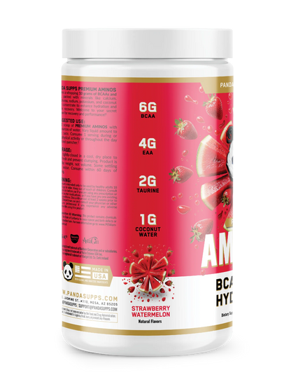 AMINOS | BCAA + EAA + HYDRATION + ELECTROLYTES (Strawberry Watermelon)