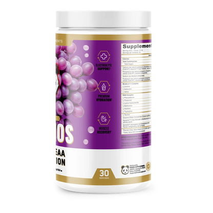 AMINOS | BCAA + EAA + HYDRATION + ELECTROLYTES (Grape Explosion)