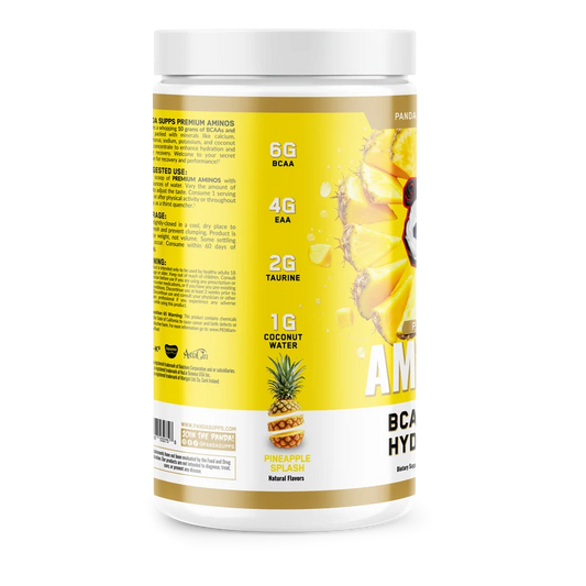 AMINOS | BCAA + EAA + HYDRATION + ELECTROLYTES (Pineapple Splash)
