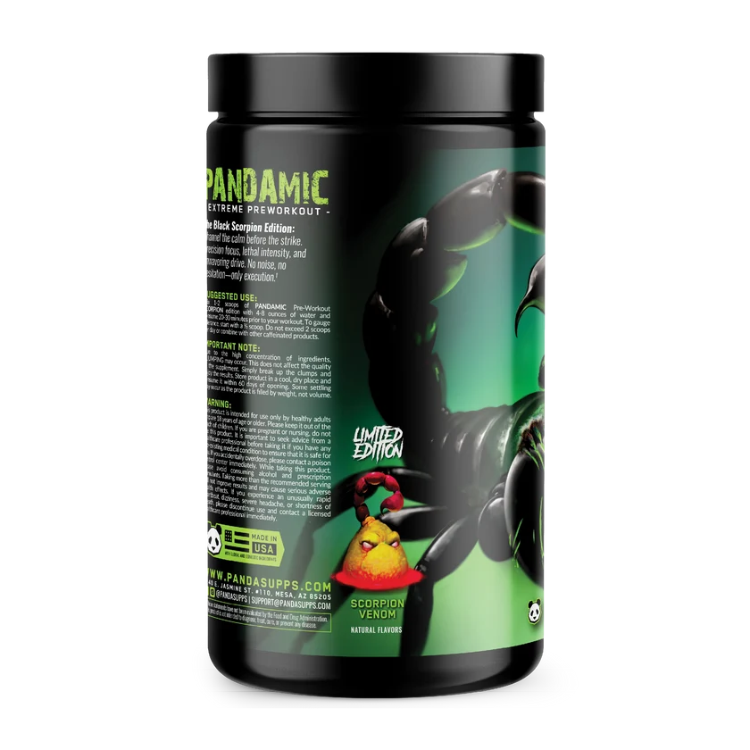 PANDAMIC - Special Edition Extreme Pre-Workout (SCORPION VENOM)