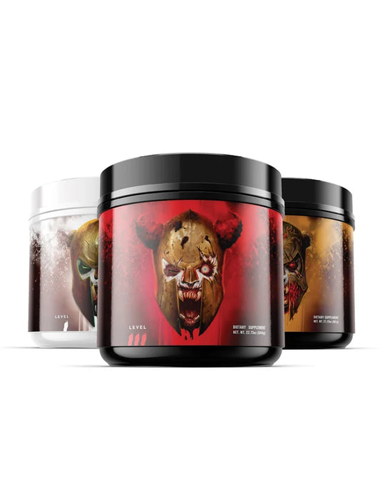 PANDAMUS Pre Workout Choose your  (Level 2 MID STIM Black Green Apple Bubble Gum)