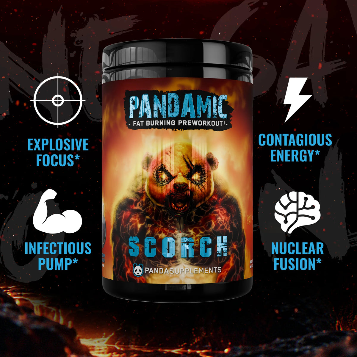 PANDAMIC Scorch Pre-Workout (Blueberry Lemonade)