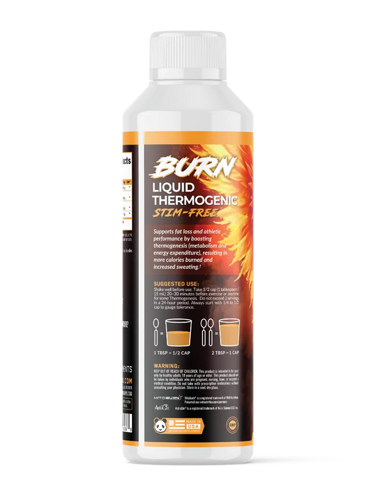 BURN Stim-Free Liquid Thermogenic (Tropical Mango Pineapple)