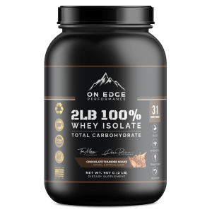 100% Whey Protein Chocolate - On Edge Performance