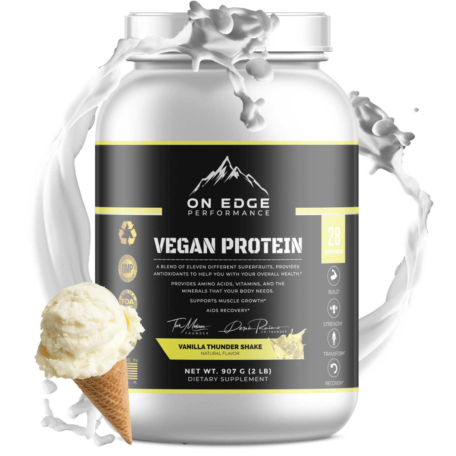 Vegan Protein Vanilla Thunder Shake